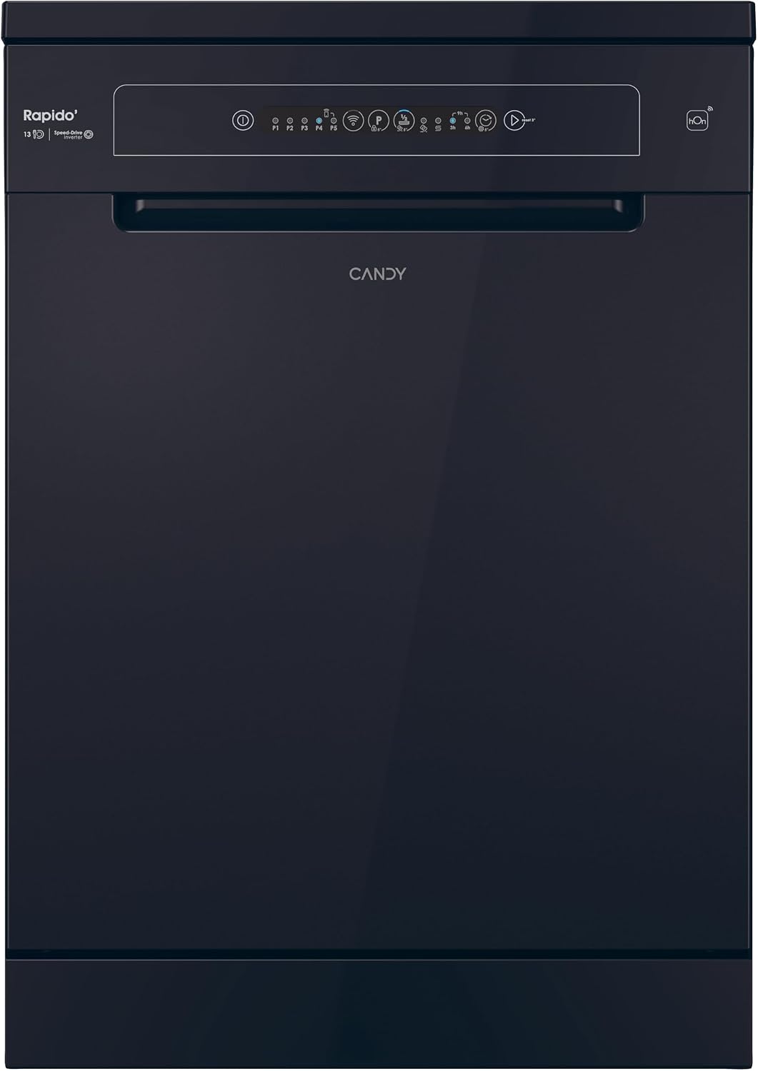Candy Rapido CF 3E9L0B 13 Place Setting Dishwasher - Black