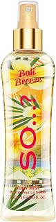 So…? Bali Breeze Body Mist - Perfume for Women with Tropical Aroma - Body Spray for Women with Coconut, Almond and Vanilla Notes - 6.9 oz