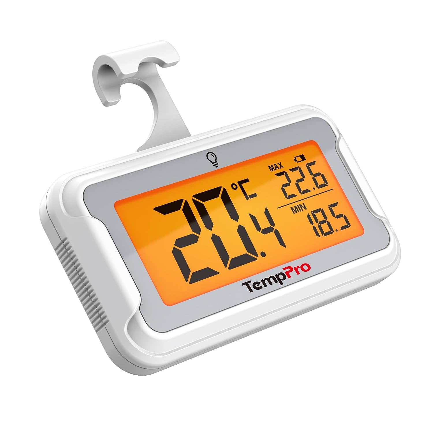 TempPro TP110 Digital Fridge Thermometer, Waterproof Freezer Thermometer