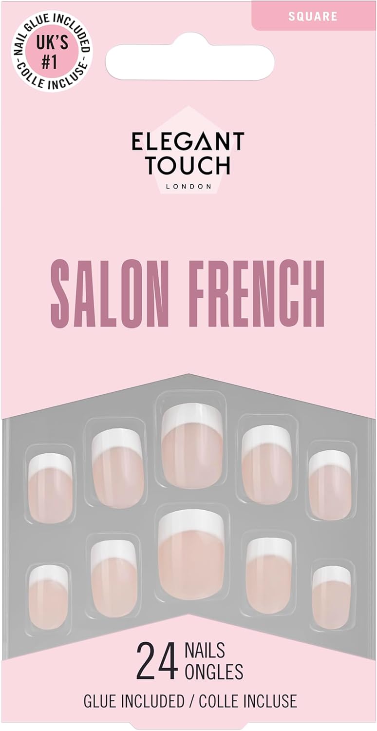 Elegant Touch French Nails 126