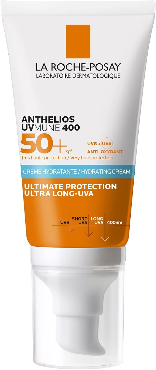 La Roche-Posay Anthelios UVMune 400 Hydrating Cream SPF50+ for Face, 50ml