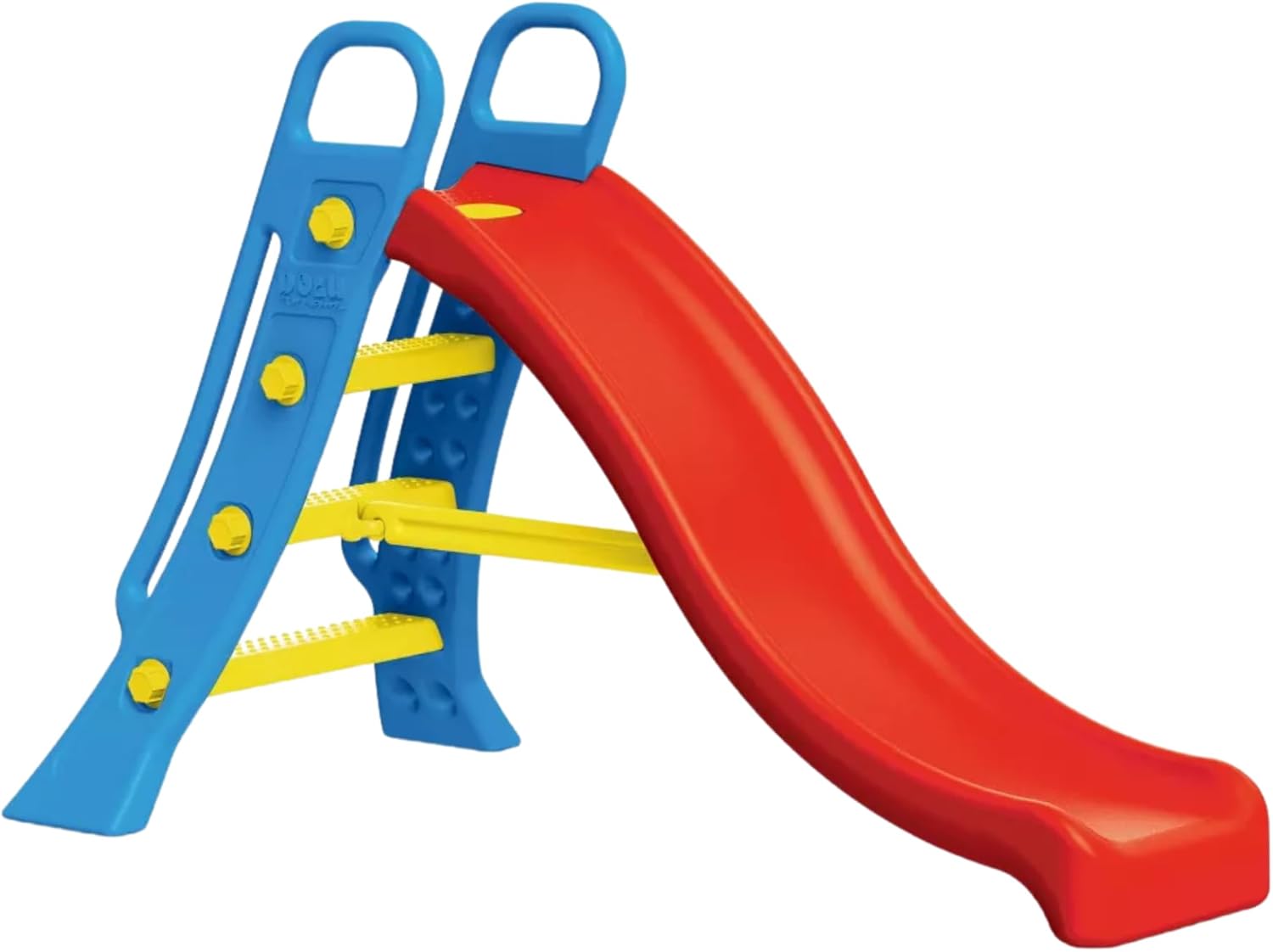 Dolu Big Garden Slide With Water Feature For Children Age 2+, Large Blue Ladder and Red Slope Freestanding Slide for Kids Indoor & Outdoor Outdoor Play Equipment