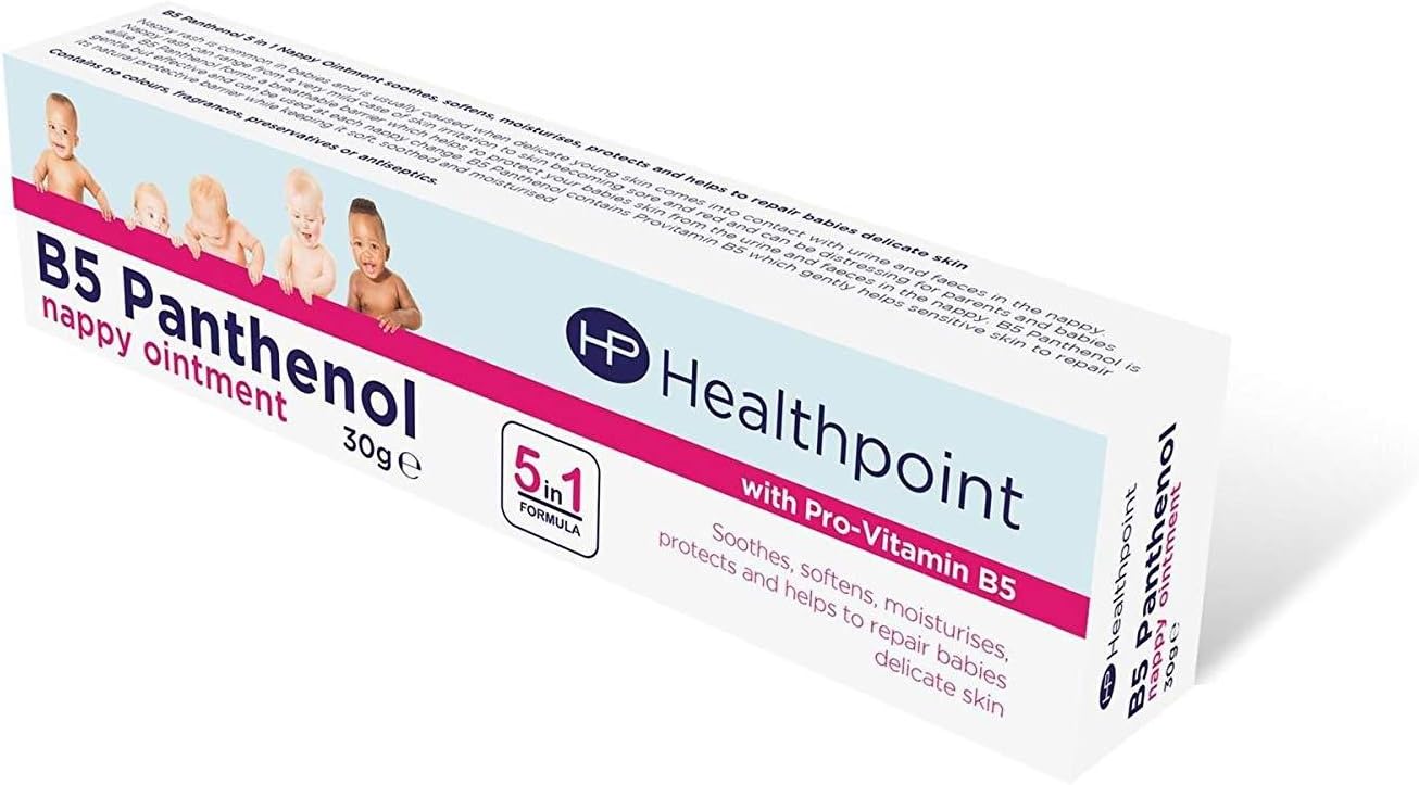 3 Pack | 3 x 30g | B5 Panthenol Nappy Rash Cream | Soothes and Protects | with Pro Vitamin B5 | Suitable for Daily Use