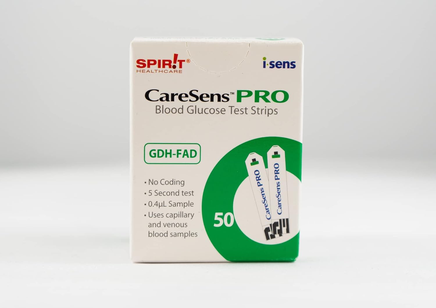 CareSens Pro Blood Glucose Test Strips for CareSens Dual Ketone and Blood Glucose Testing Monitor