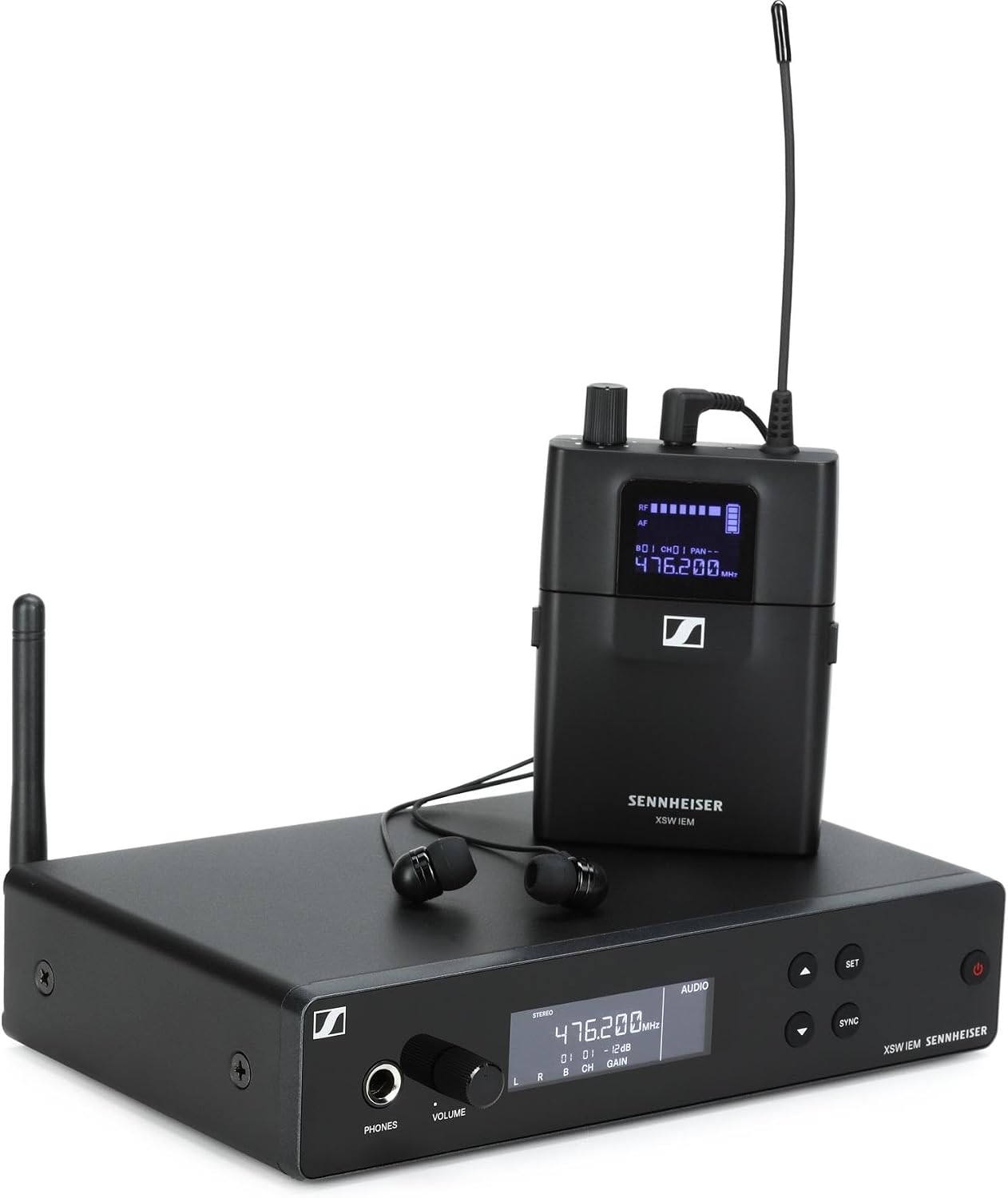 Sennheiser XSW-IEM Wireless In-ear monitor System A Band,Black