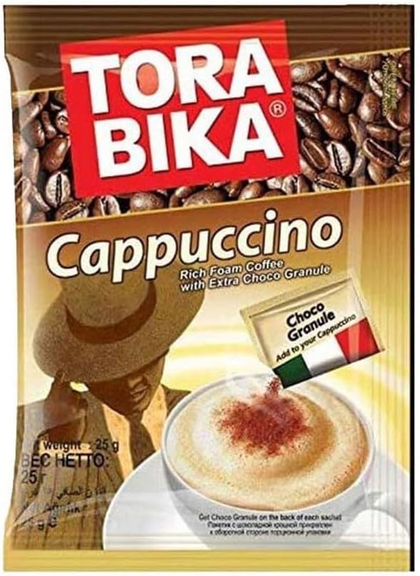 Torabika Cappuccino Instant Coffee 25 Gram, (10 Sachet)