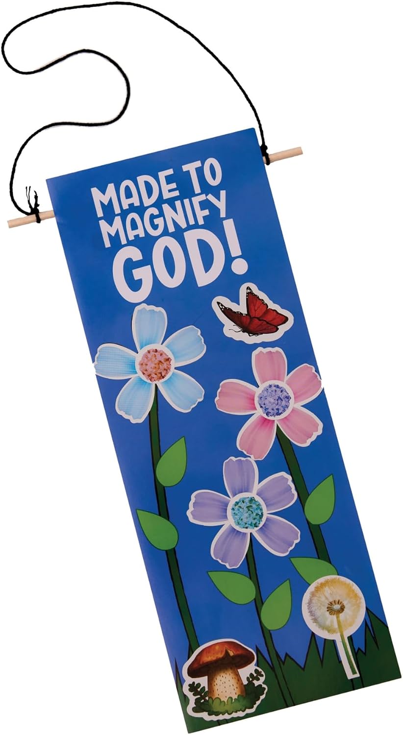 Lifeway Kids VBS 2025 Magnified! Motto Wall Hanging Craft Pack (Pack of 10)