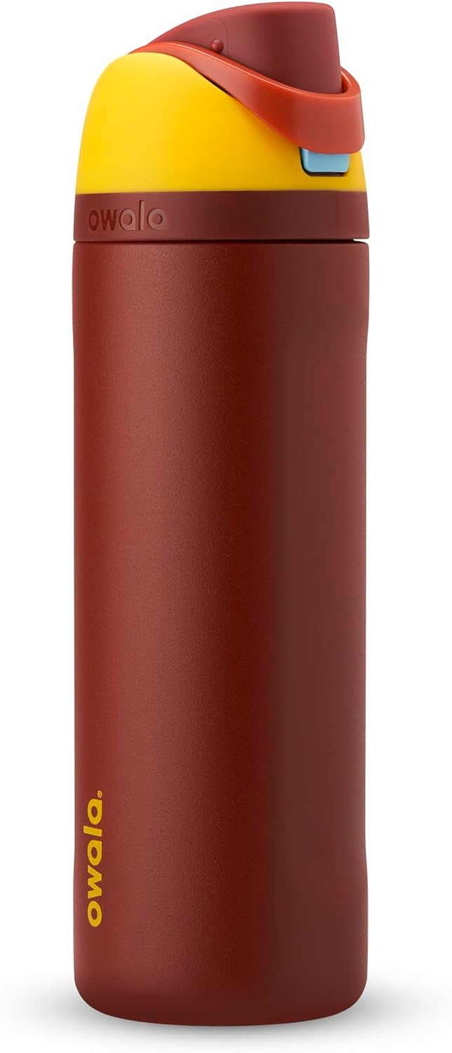 Owala Marvel FreeSip Stainless Steel Water Bottle 24 oz Iron Man
