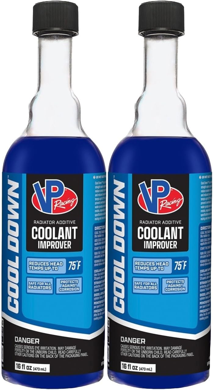 VP Racing Fuels 2085 Cool Down Coolant Performance Improver, 16 Ounces (2 Pack)