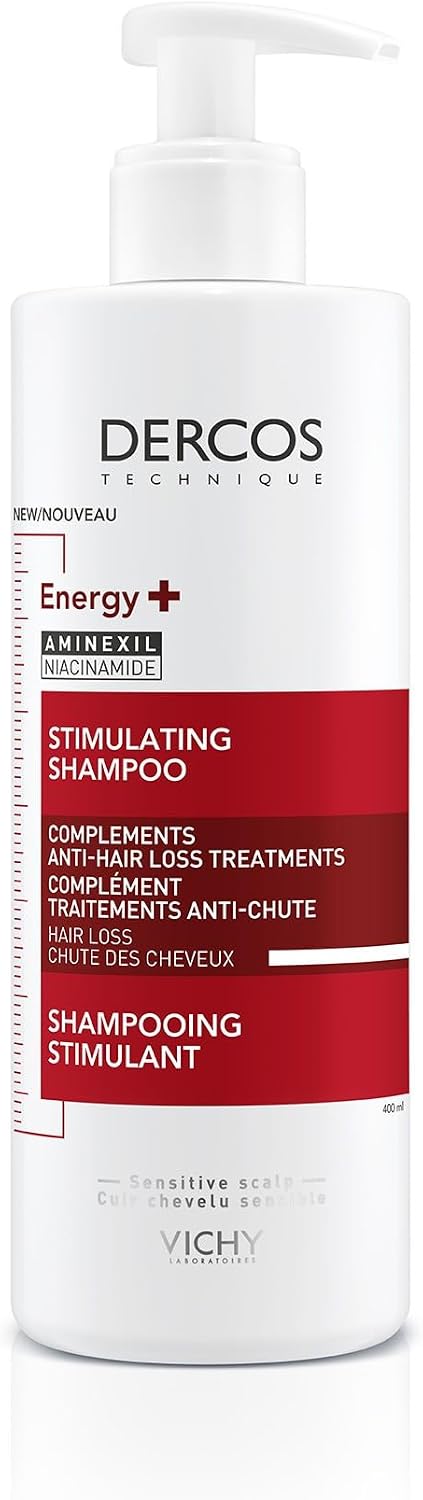 Vichy Dercos Anti Hair Loss Shampoo, Energy+ with Aminexil, 400ml