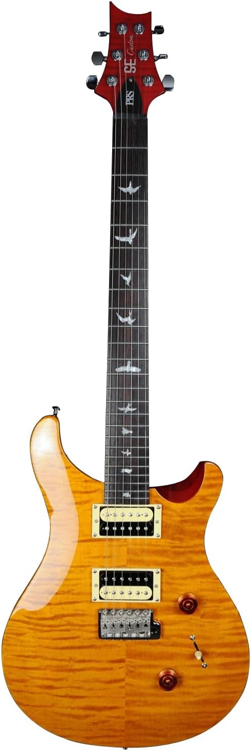 PRS SE Custom 24 Exclusive with Gig Bag, Vintage Yellow