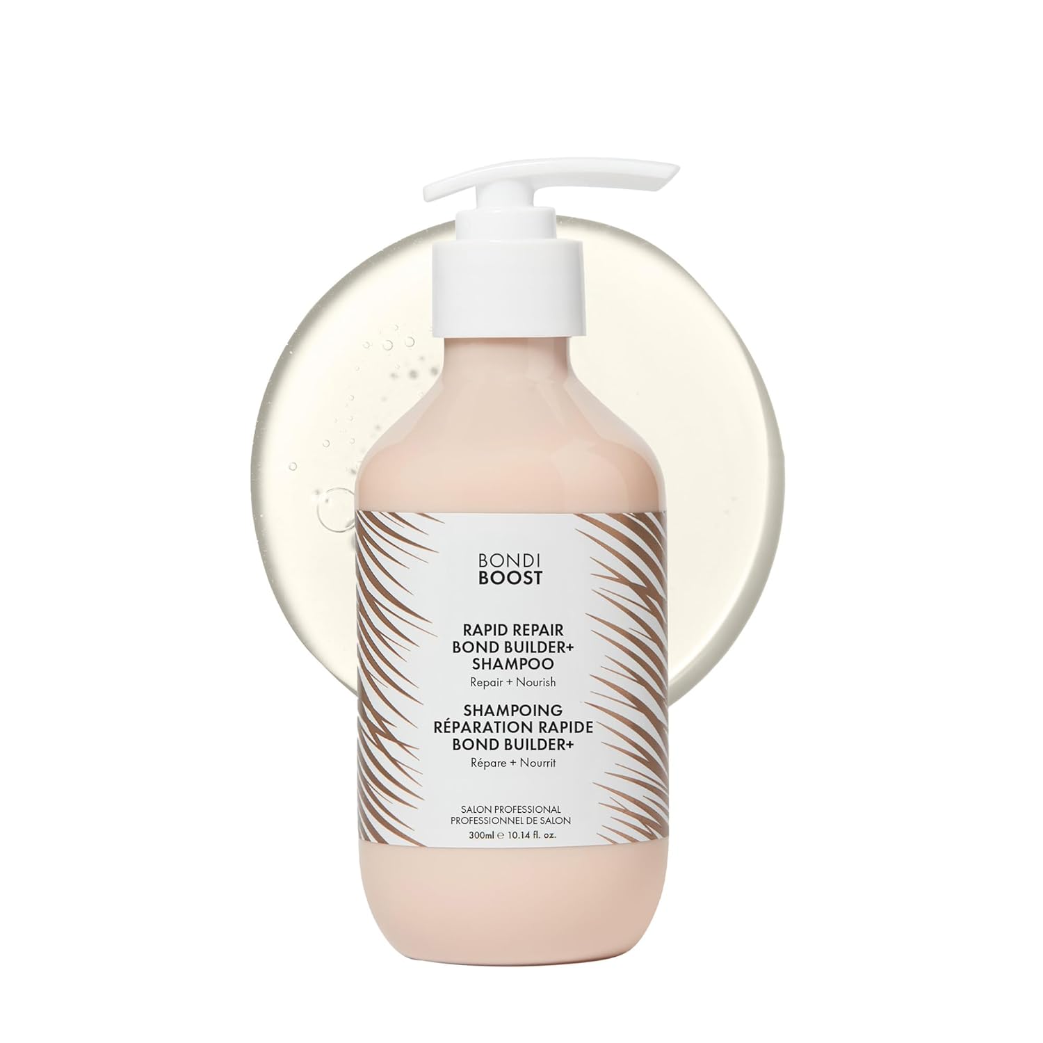 BONDIBOOST Rapid Repair Bond Builder + Shampoo for Damaged Hair [10.14 fl oz], Strengthening Formula for Restoring + Rebuilding Hair, Deep Conditioning + Nourishing Treatment for Healthier Results