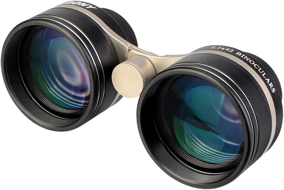 SVBONY SV407 Atronomy Binoculars, 2.1x42mm Wide Angle Binoculars for Adults, IPX6 Waterproof Binoculars for Stars Sky Watching