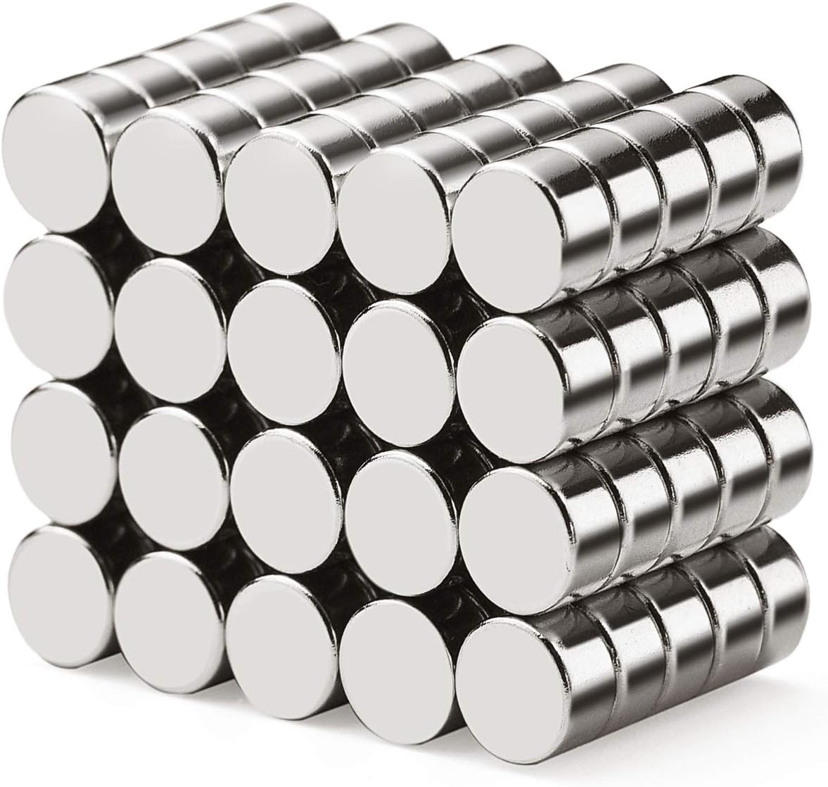 40 Pack Extra Strong Magnets 6mm X 3mm, Neodymium Magnet for White Board, Fridge, Pin Board and DIY Picture