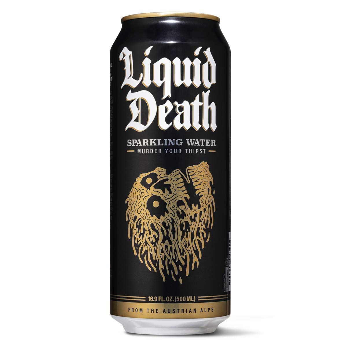 Liquid Death Sparkling Mountain Spring Water, 16.9 FZ
