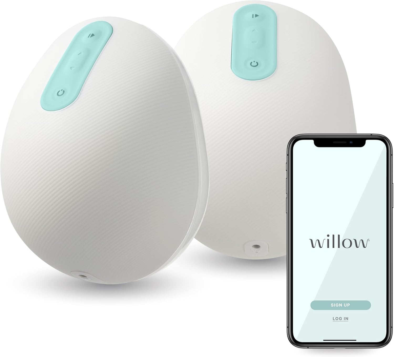 Willow 3.0 Wearable Breast Pump, Double Electric Breast Pump, Cordless, Hands Free Breast Pump with 9 Levels of Smart, Hospital Grade Suction Strength, 100% Leak Proof & Fits Fully In Bra, 24mm Flange