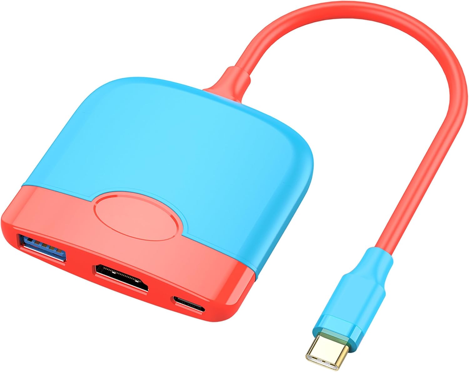 Switch Dock for Nintendo Switch/OLED, Switch Dock Station for TV Portable Switch Dock for Nintendo Switch Docking Station with HDMI/PD/USB3.0, Switch HDMI Adapter for Nintendo Switch Accessories