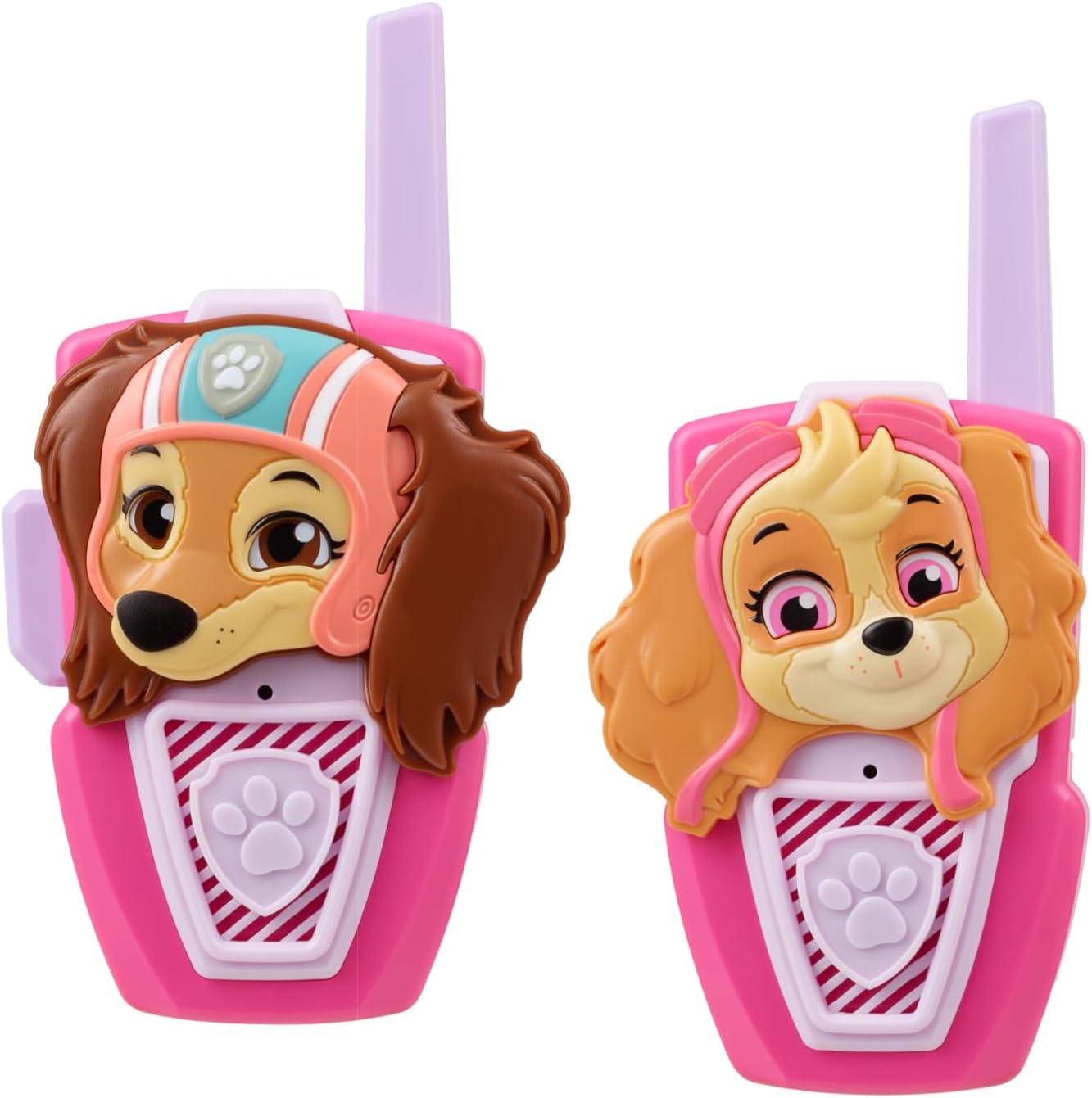eKids Paw Patrol Toy Walkie Talkies for Kids, Indoor and Outdoor Toys for Kids and Fans of Paw Patrol Toys (Skye Liberty)