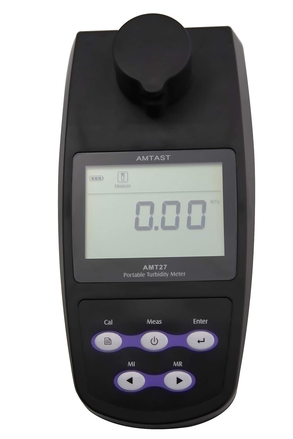 Portable Turbidimeter Turbidity Meter Kit Turbidity Tester with 2 PCS Glass Sample Vials Range:0~1100 NTU/FNU, 0~275 EBC, 0~9999 ASBC