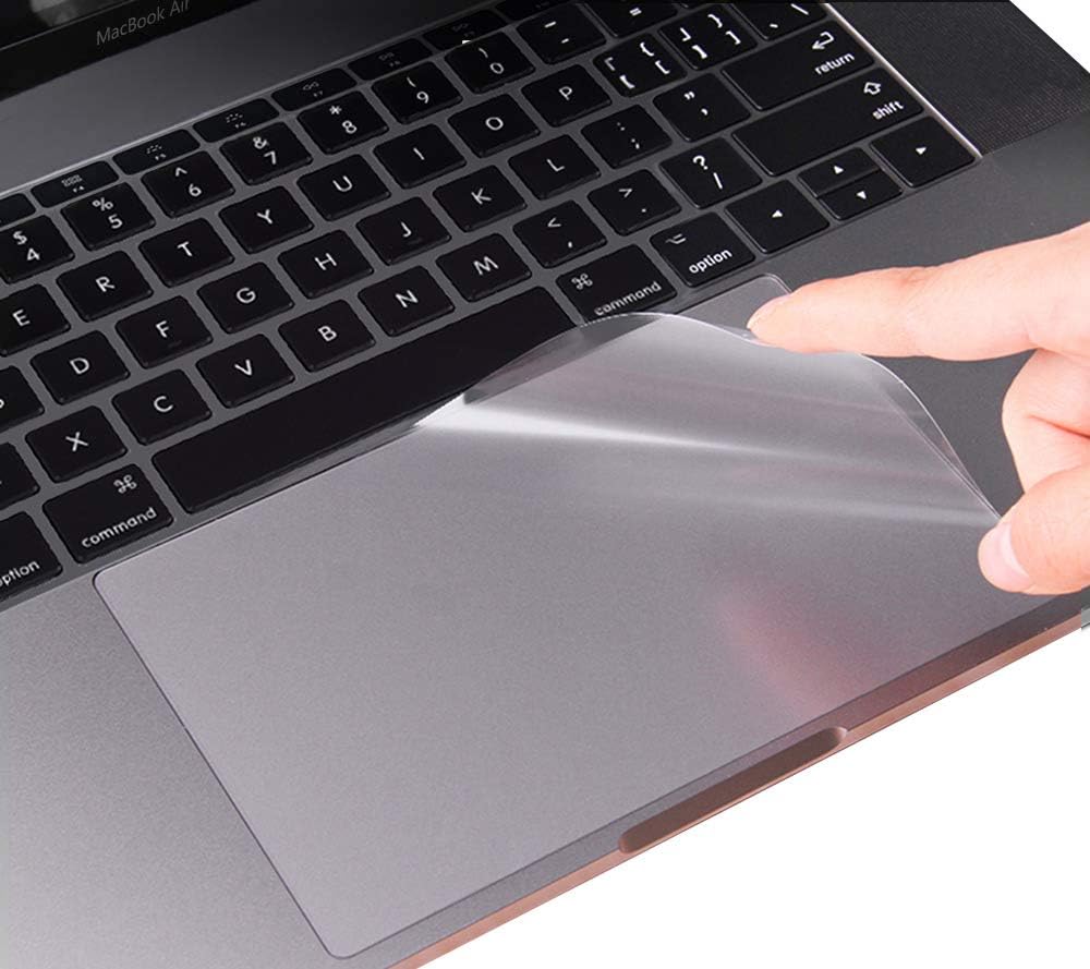 CaseBuy MacBook Air Trackpad Cover Protector for 2021 2020 Release MacBook Air 13 Inch with Touch ID Model A2337(M1) A2179 A1932 Clear Anti-Scratch Trackpad Skin