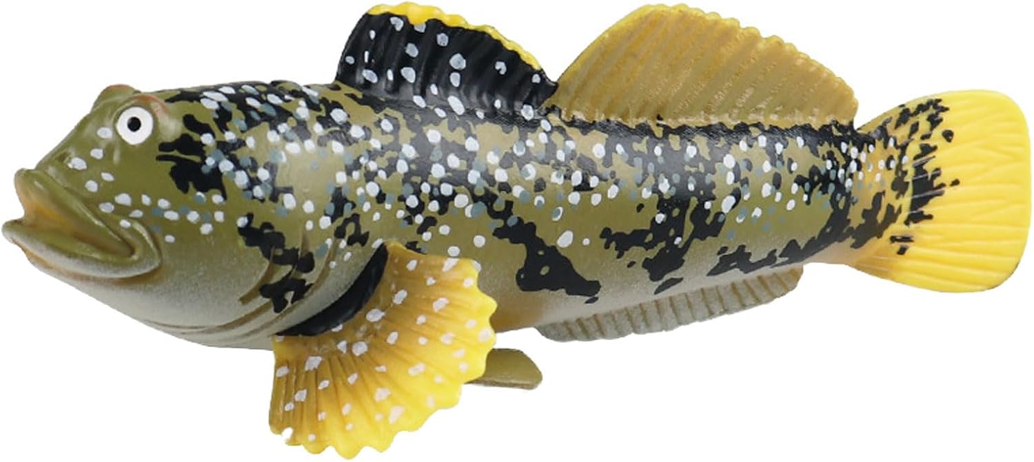 JOKFEICE Ocean Sea Animal Toys, Realistic Mudskipper Fairy Garden Accessories, Learning Educational Toys for Christmas Birthday Cake Topper Gift for Kids