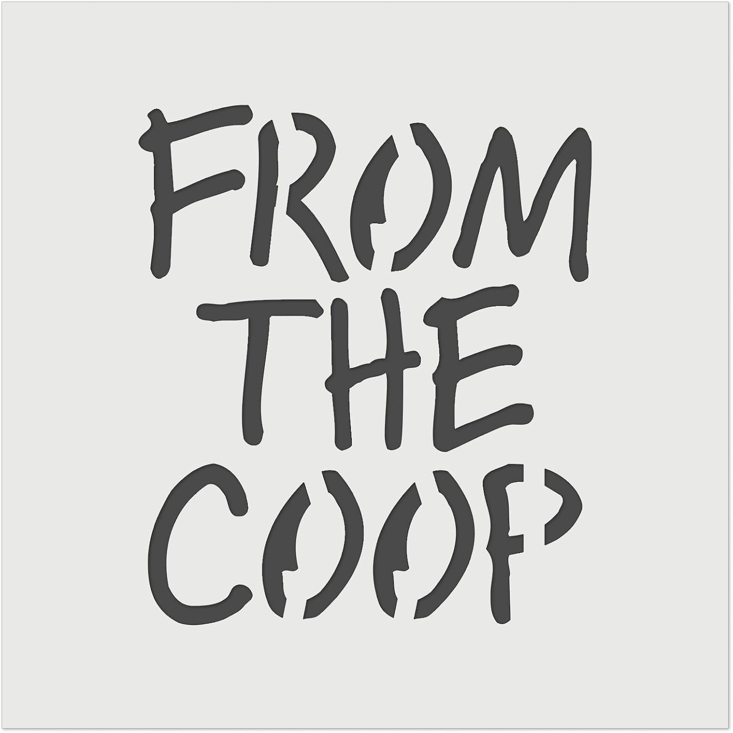from The Coop Egg Wall Cookie DIY Craft Reusable Stencil - 7.0 Inch