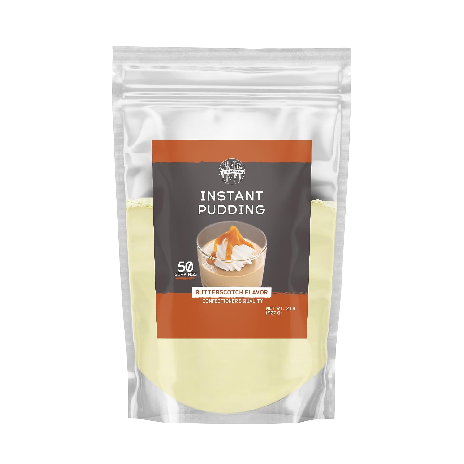 Birch & Meadow 2lb Butterscotch Instant Pudding Mix, Snack & Dessert