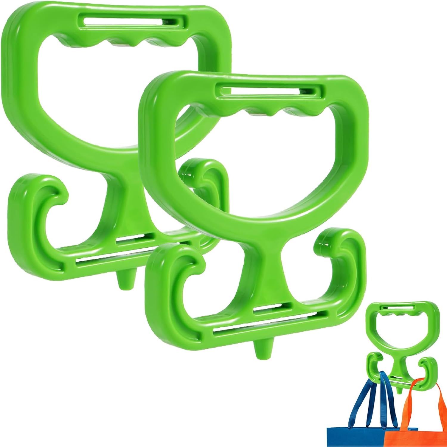 Grocery Bag Holder,Shopping Bag Handle,Heavy Duty Bag Holder,Grocery Bag Carrier,Each Handle Holds Up to 80lbs,2 Pack