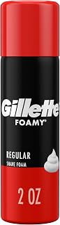 Gillette Foamy Regular Shaving Foam, 2 oz
