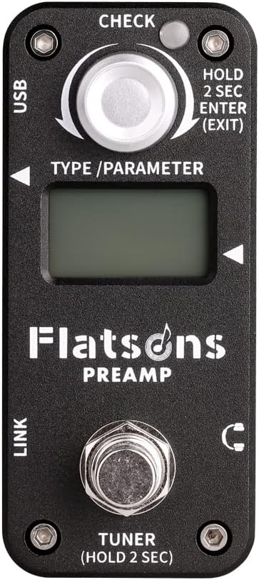 Multi-Function Guitar Pedal Delay Reverberation effect Pedal Tuner mode Mini Guiatr Pedal FTE2 (FPR1)