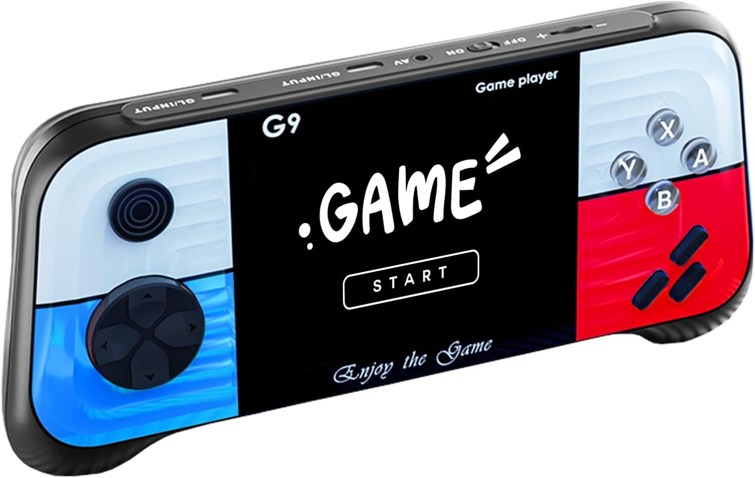 Handheld Game Console Built-in 400 Retro Games, Travel-friendly Gaming Console with Long Battery Life, Plug and Play Video Game Console for Kid, Handheld Video Game Console for Boys Girls