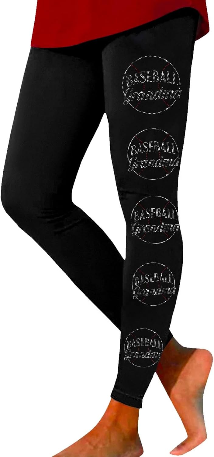 St. Patrick's Day Leggings Women Shamrock Yoga Pants Irish Green Clover Leaves High Waist Soft Stretchy Workout Tight