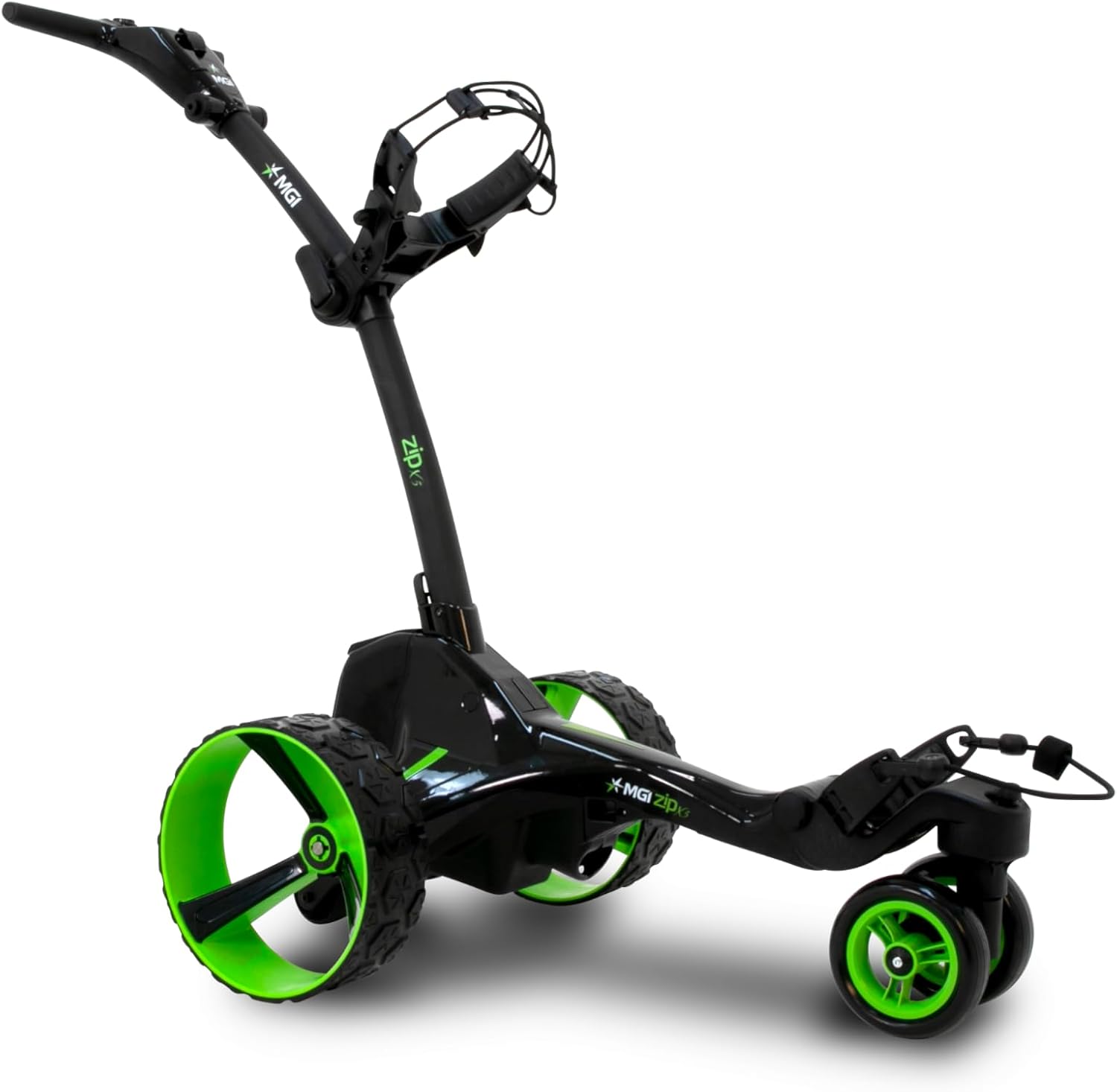 MGI Zip X5 Electric Golf Cart - 36 Hole Battery - (Drink, Umbrella, & GPS Phone)