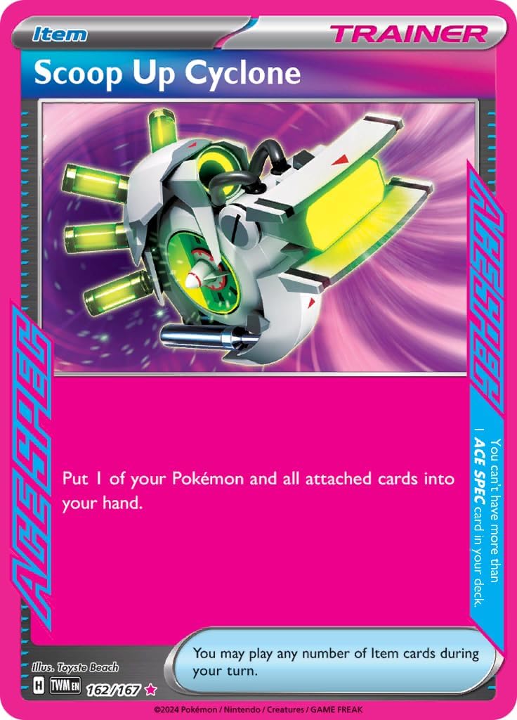 Pokemon Scoop Up Cyclone 162/167 - Twilight Masquerade - Ace Spec Card