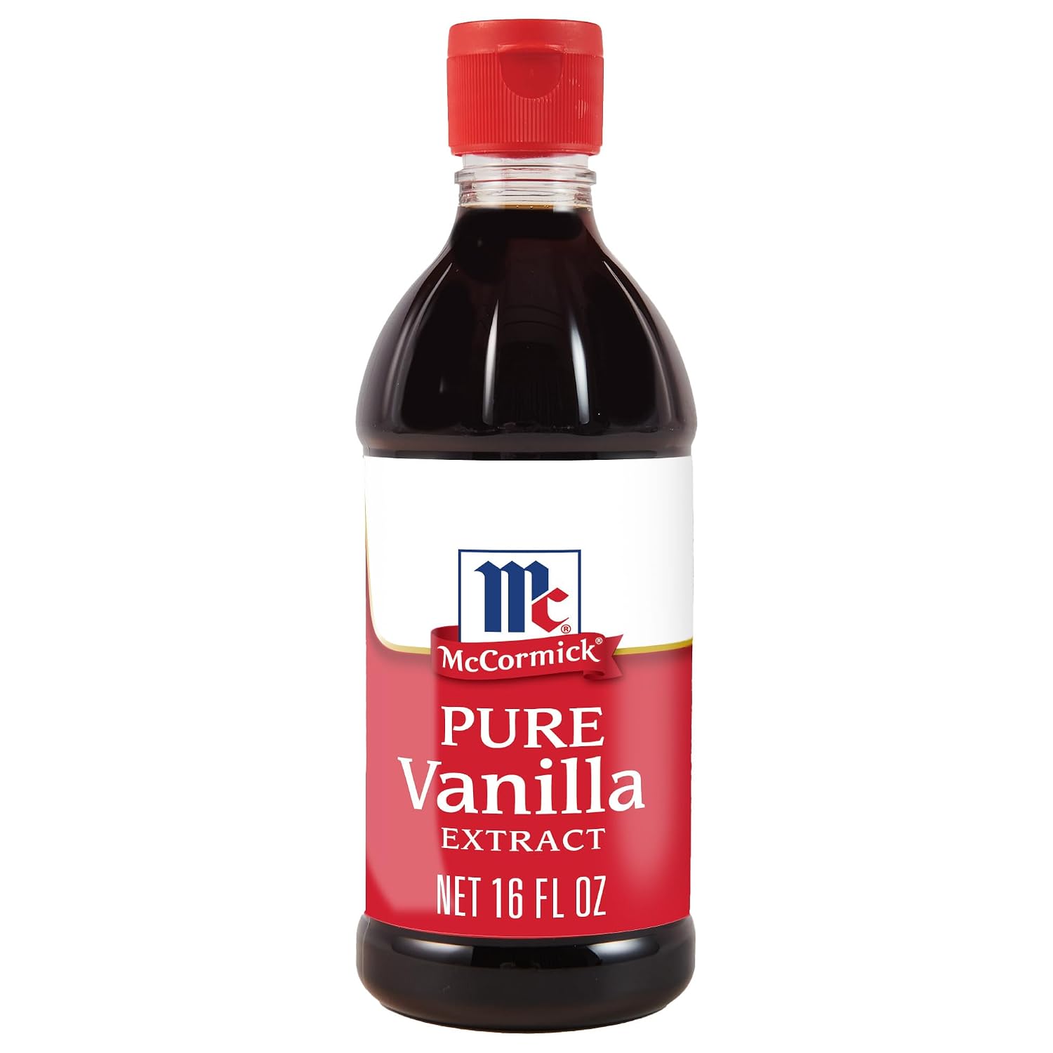 McCormick Vanilla Extract, Pure, No Corn Syrup, Gluten Free, Rich, Sweet Flavor and Aroma for Baking and Savory Dishes, 16 fl oz