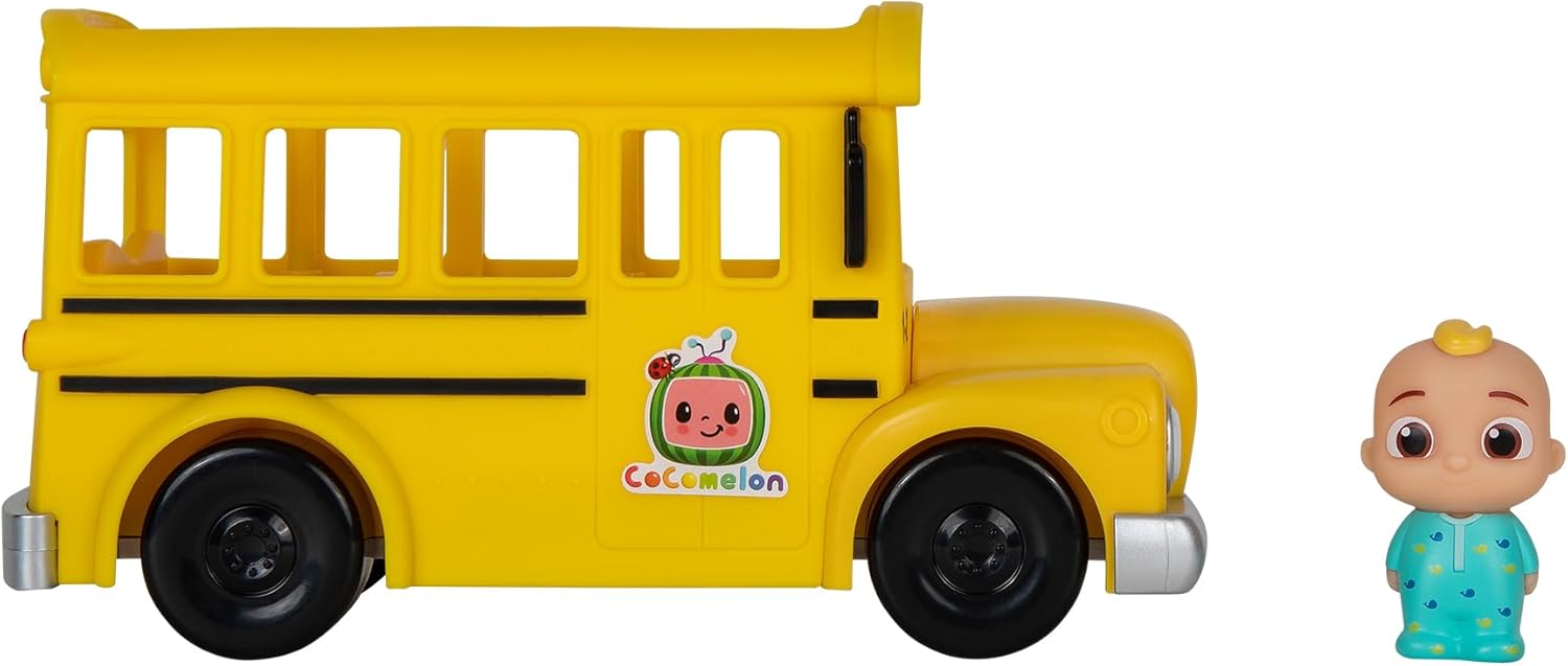 CoComelon CMW0031 Sing Along Bus with Sound and JJ Toy Figure for Children from 2 Years (English Language Edition)