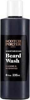 Scotch Porter Moisturizing Beard Wash – Cleanse, Refresh, Hydrate & Soften Coarse, Dry Beard Hair while Protecting Skin for a Fuller/Healthier-Looking Beard – Original Scent, 8 oz. Bottle