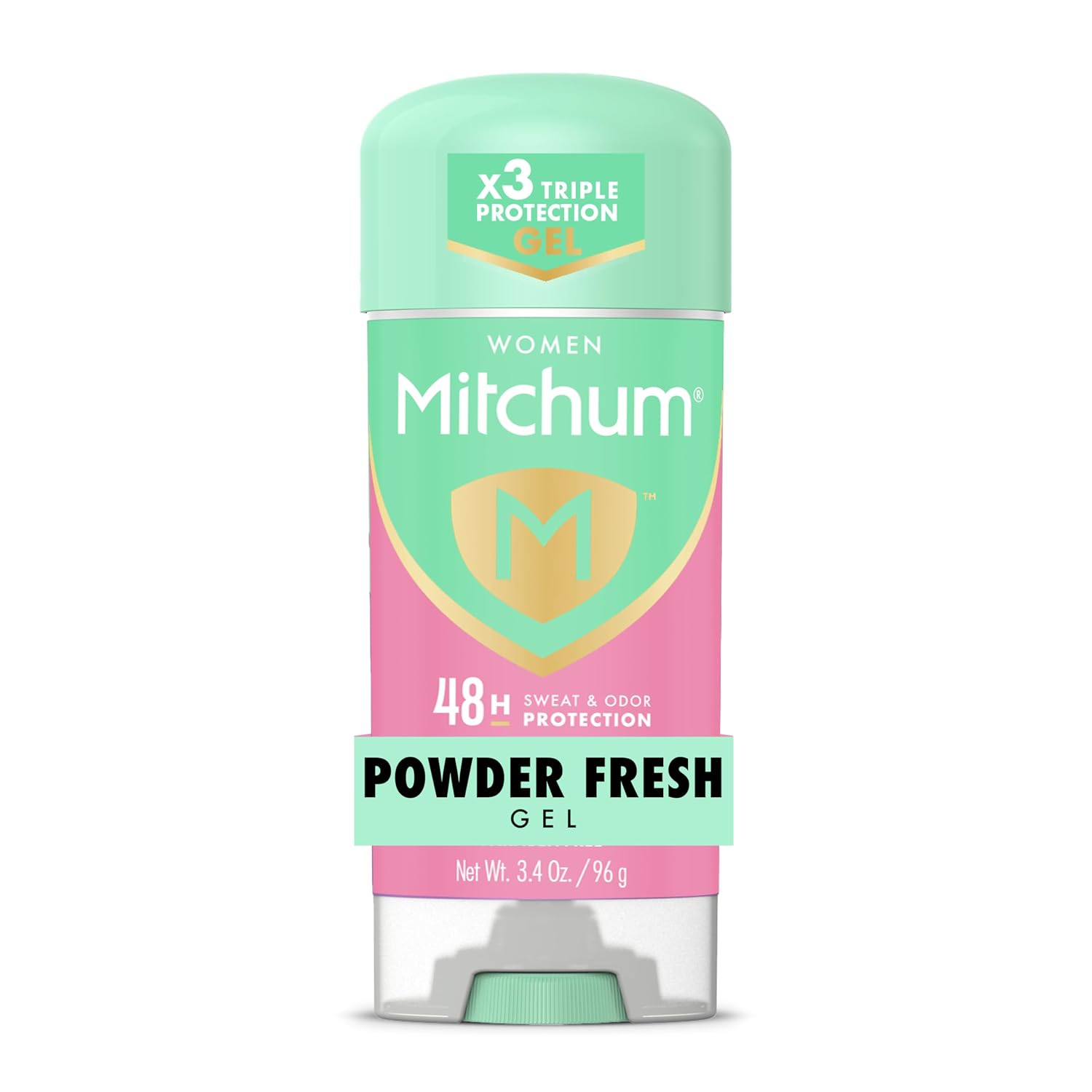Mitchum Women's Antiperspirant Deodorant Gel, Powder Fresh, 3.4 oz