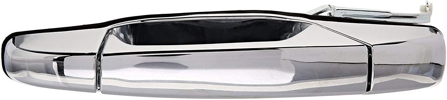 Eynpire 8514 Exterior Outside Outer Rear Left Driver Side Chrome Door Handle for Cadillac Chevrolet GMC 2007 2008 2009 2010 2011 2012 2013