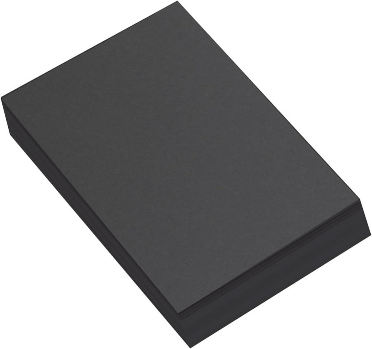 Recycled A4 Black Sugar Paper 50 Sheets, Great Arts and Crafts for Kids, Drawing, Painting & Scrapbooking Supplies. 210 x 29.7cm Sheet Size