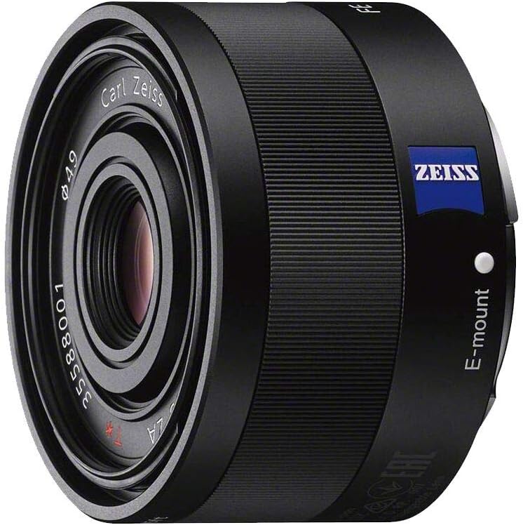 Sony SEL35F28Z E Mount Full Frame Sonar T* FE 35 mm F2.8 Zeiss Prime Lens - Black