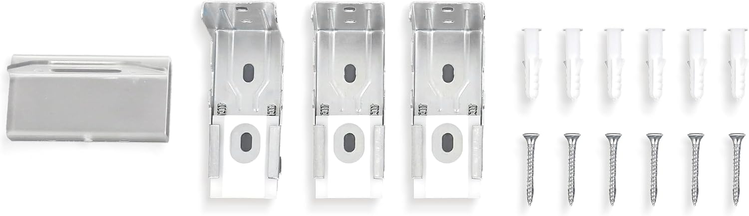 AOSKY Free-Stop Roller Shade Accessories, Replacement Installation Brackets, Easy to Install Roller Blinds Repair Kit
