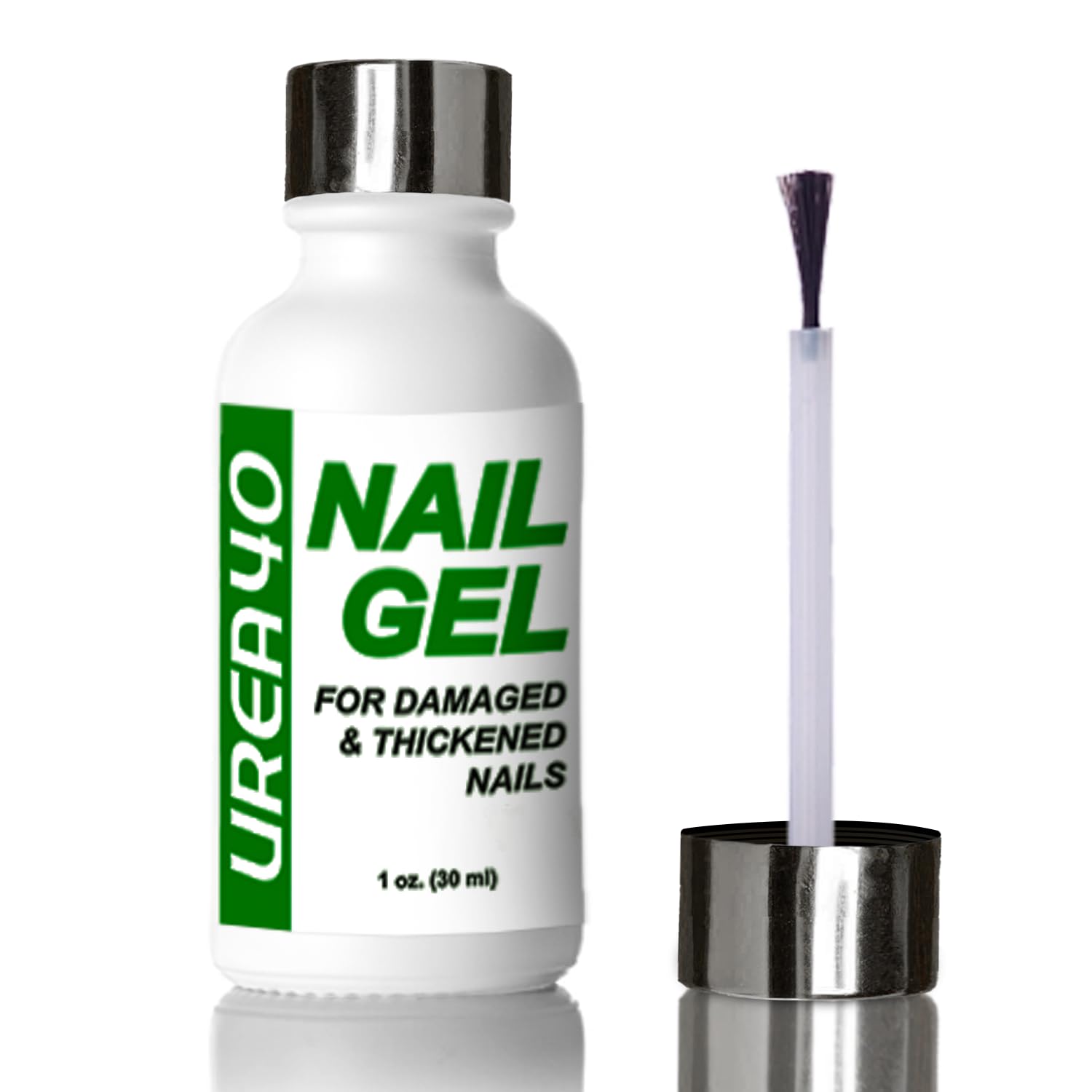 Urea Nail Gel - Softens Cracked Heel Calluses & Thick Toenails - Repairs Damaged, Yellow, Discolored Nails – Highly Effective & Quick-Dry Fingernails & Toenail Treatment (Urea 40%)