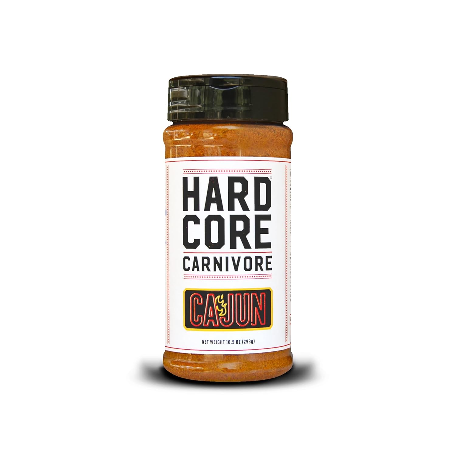 Hardcore Carnivore Cajun: gumbo, red beans & rice and jambalaya seasoning (Large Shaker)
