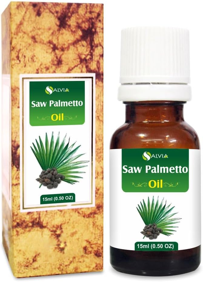 Saw Palmetto Oil (Serenoa Repens) | Pure and Natural Cold-Pressed Oil | Moisturize and Nourish Skin, Prevent Hair Loss| Used in Cream, Lotion, Shampoo, Serum, and Many Others - 15ML