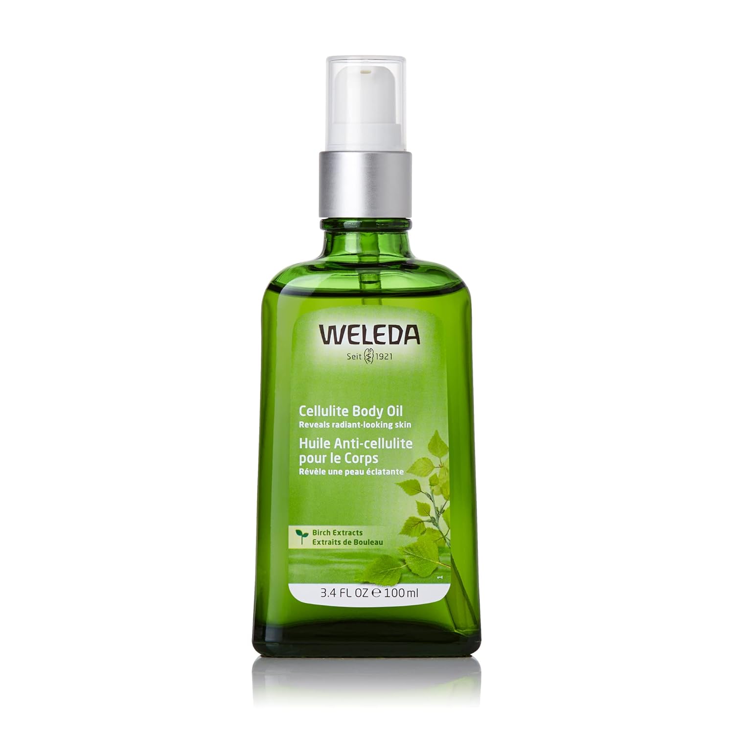Weleda Birch Cellulite Body Oil 3.4 Fluid Ounce, Plant-Rich Oil with Birch, Rosemary and Jojoba