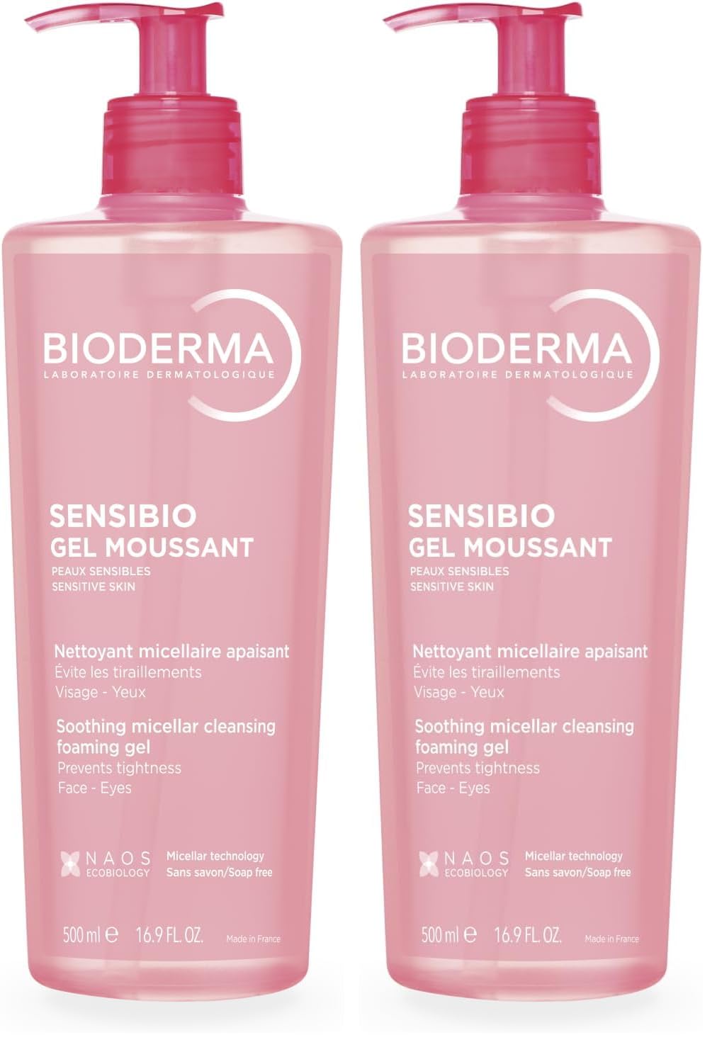 Bioderma Sensibio Foaming Gel Cleansing and Make-Up Removing Refreshing feeling for Sensitive Skin Unscented