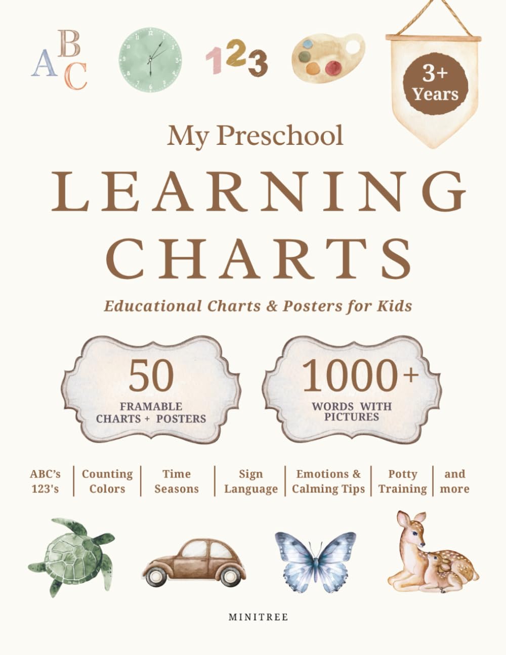 My Preschool Learning Charts: Educational Posters for Kids
