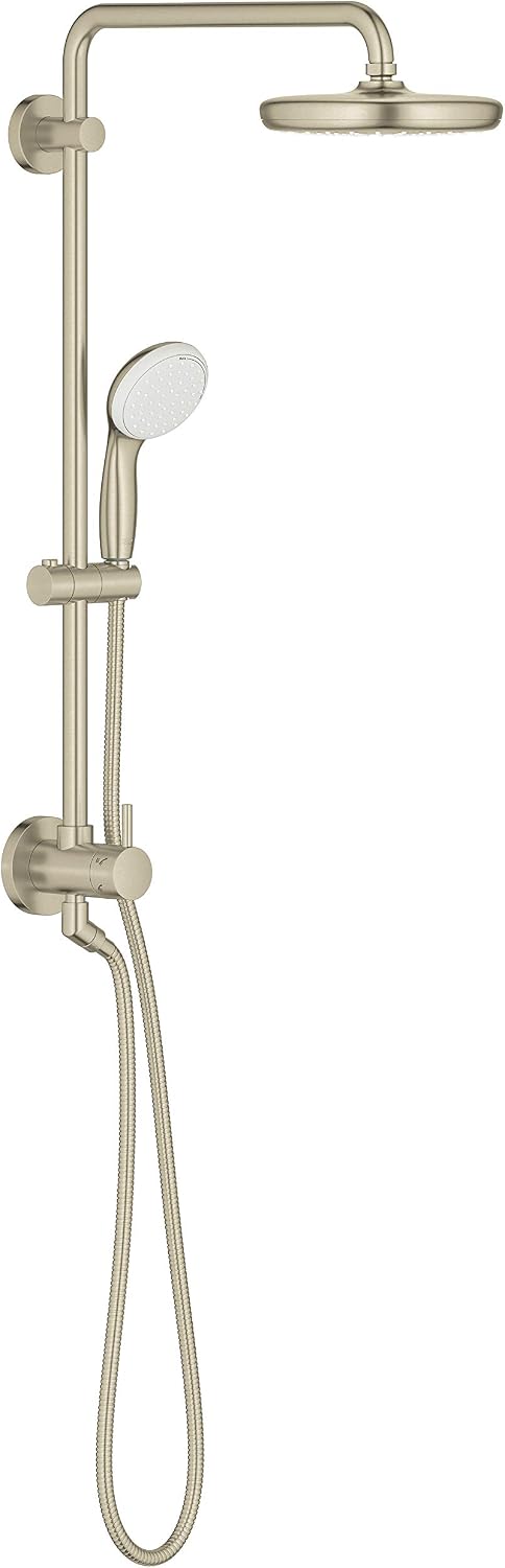 GROHE 26123EN1 Retro-Fit 210 Shower System, 1.75 GPM, Brushed Nickel