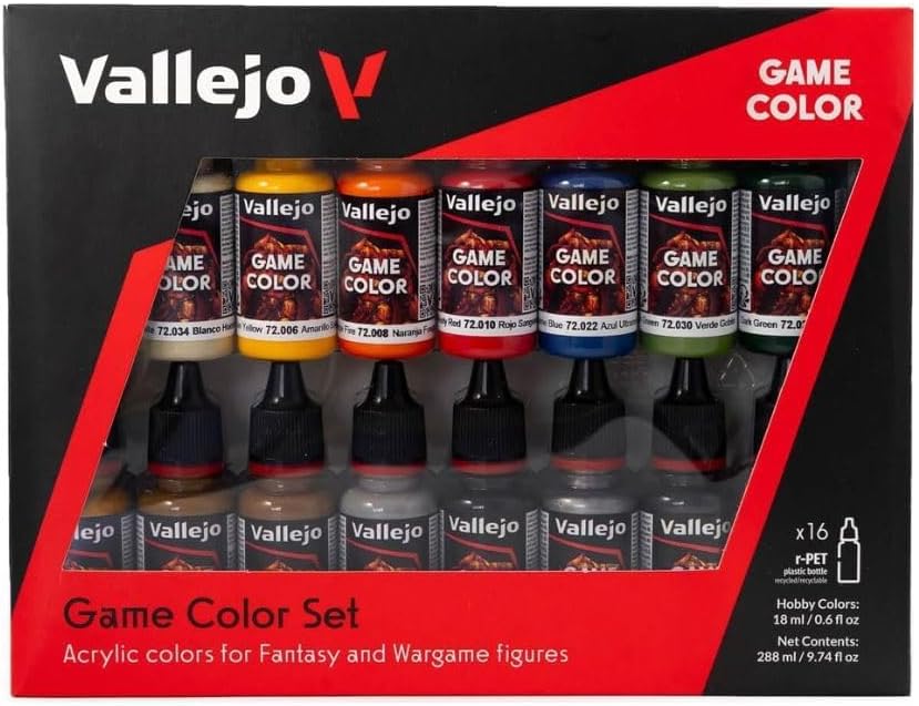 Acylicos Vallejo - 72299 - Acrylic 16 Colors for Fantasy Figures
